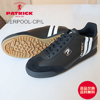★4/18限定！ポイント最大31倍！要エントリー！【返品交換送料無料】PATRICK パトリック LIVERPOOL-CP/L リバプール・カップ/レザー BLK ブラック 靴 スニーカー スパイクレス ゴルフシューズ 日本製 メンズ レディース ギフト プレゼント 贈り物