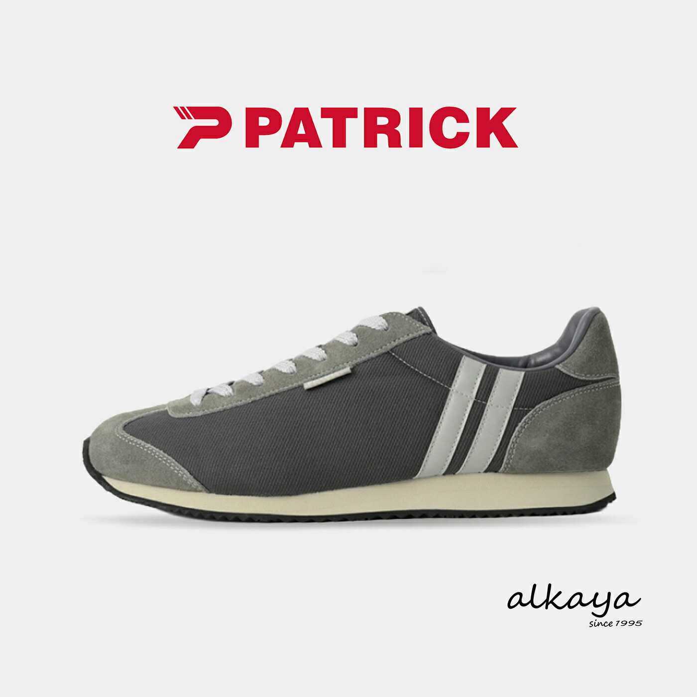 ★7/30限定！P最大29.5倍！＆最大100％ポイントバック！？ 返品交換送料無料 PATRICK パトリック NEVADA-PQ ネバダ・ピケ GRY グレー 靴 スニーカー シューズ メンズ レディース 贈り物｜アルカヤ靴店