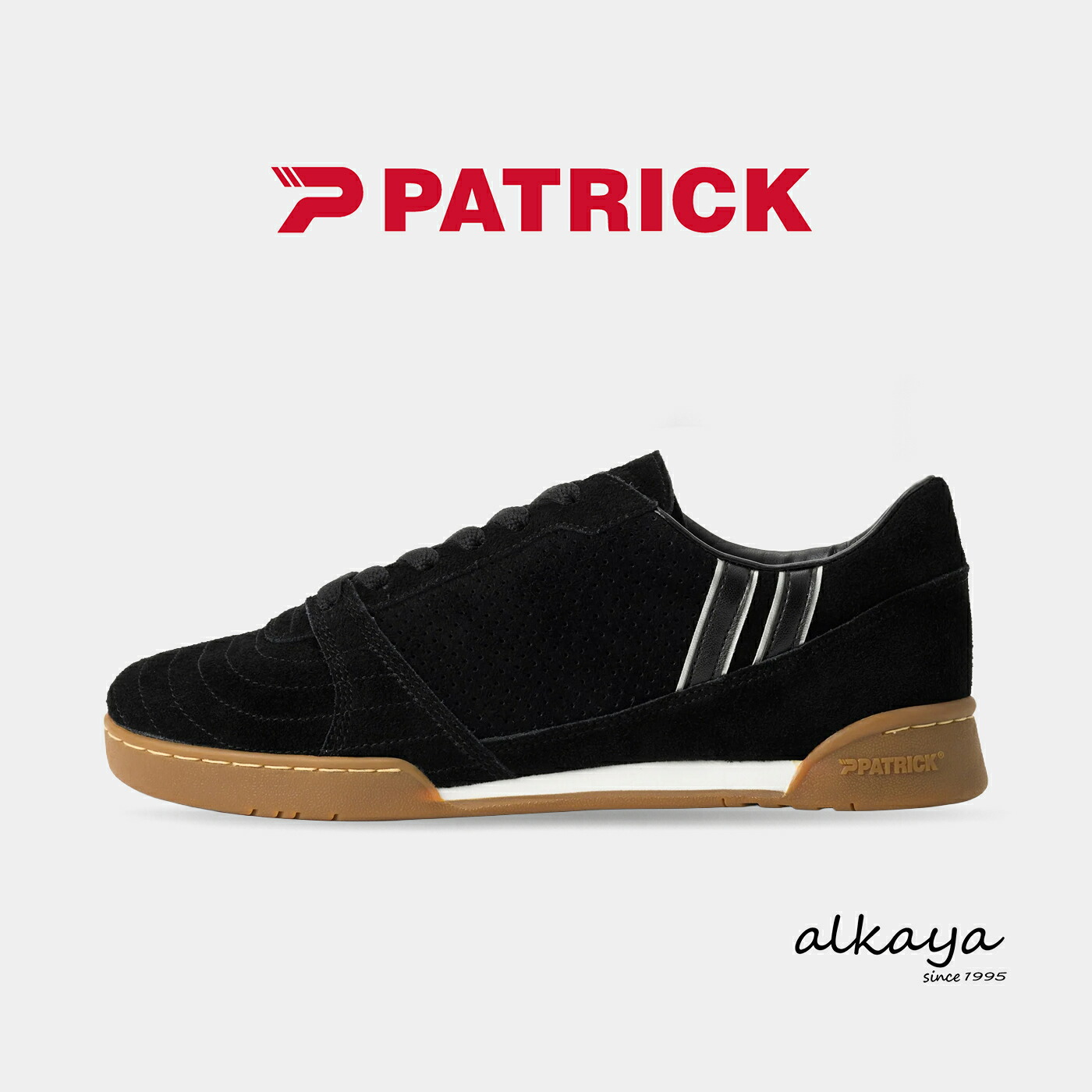 ★7/25限定!P最大39倍!&最大100%ポイントバック!? 返品交換送料無料 PATRICK パトリック LAUDRUP-OG ラウドルップ・オリジン BLK ブラック 靴 スニーカー シューズ メンズ レディース カジュアル ギフト プレゼント 贈り物|アルカヤ靴店