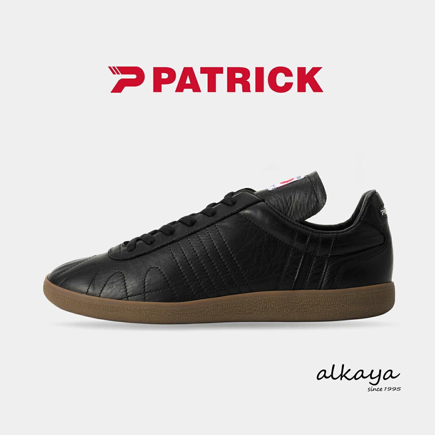 ★7/21-26限定！P最大38倍！＆最大100％ポイントバック！？ 返品交換送料無料 PATRICK パトリック MICHEL-OG ミシェル・オリジン BLK ブラック 靴 スニーカー シューズ メンズ レディース カジュアル ギフト プレゼント 贈り物｜アルカヤ靴店