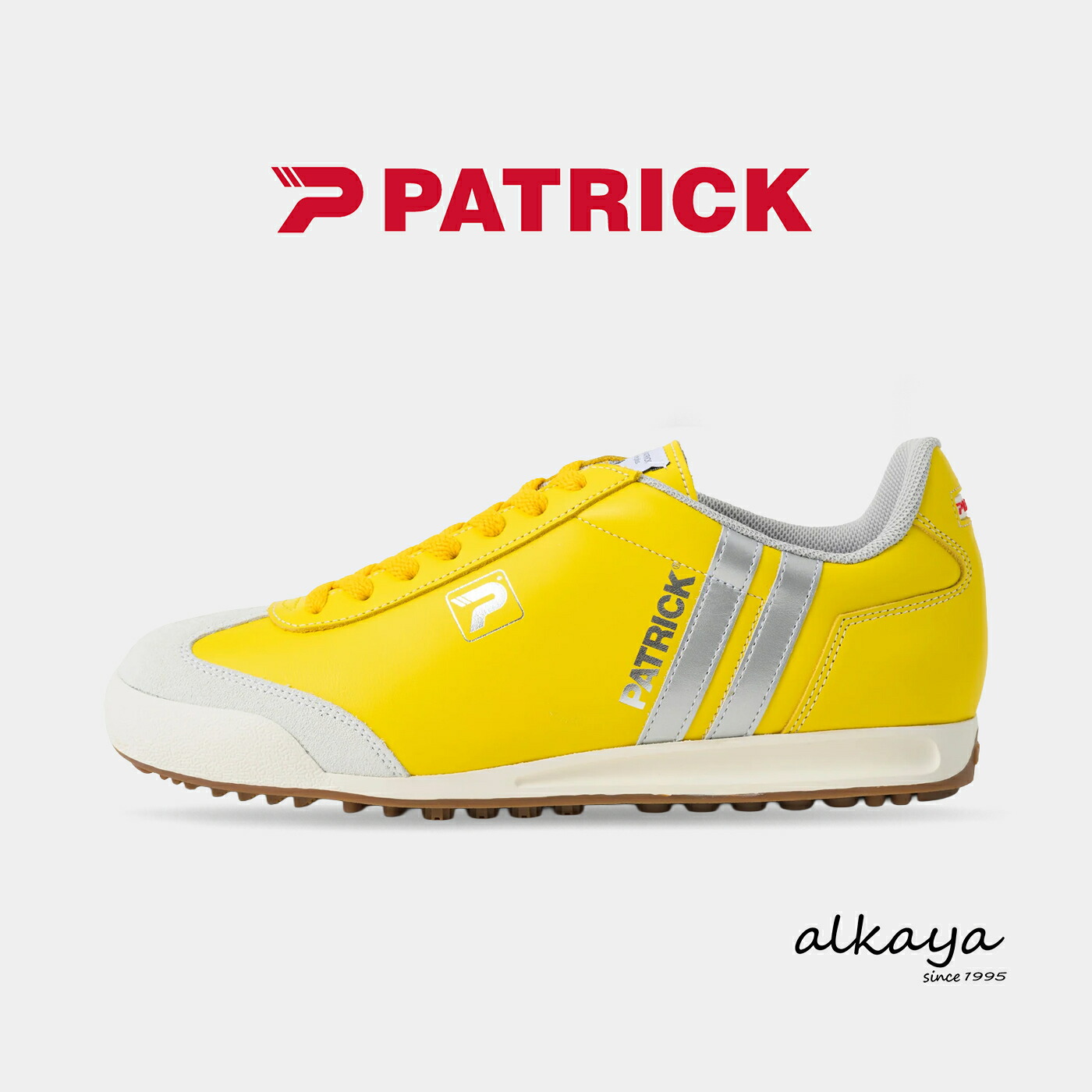 【返品交換送料無料】PATRICK パトリック LIVERPOOL-CP/L リバプール・カップ/レザー YLW イエロー 靴 スニーカー スパイクレス ゴルフシューズ 日本製 メンズ レディース ギフト プレゼント 贈り物