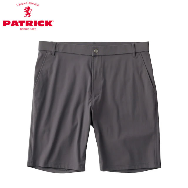 ★4/20限定！ポイント最大29倍！要エントリー！【返品交換送料無料】PATRICK GOLF パトリック ゴルフ メンズ メリルハイテンションハーフパンツ GRY グレー ショートパンツ 半ズボン 接触冷感 吸水速乾 UVカット メンズ ギフト プレゼント 贈り物