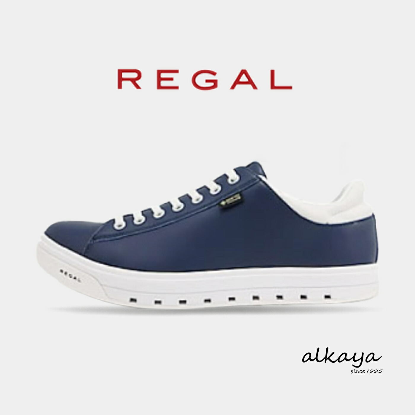 ★4/9限定！ポイント最大38倍！要エントリー！【返品交換送料無料】REGAL リーガル コートスニーカー「GORE-TEX SURROUND（R）フットウェア」 51DLBA NAVY WHITE ネイビーホワイト ゴアテックス EE 紳士靴 シューズ スニーカー カジュアル 定番