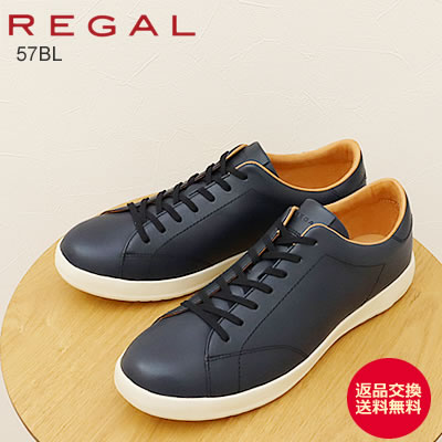 楽天市場】□ REGAL リーガル 57BL-AF Navyレースアップレザー