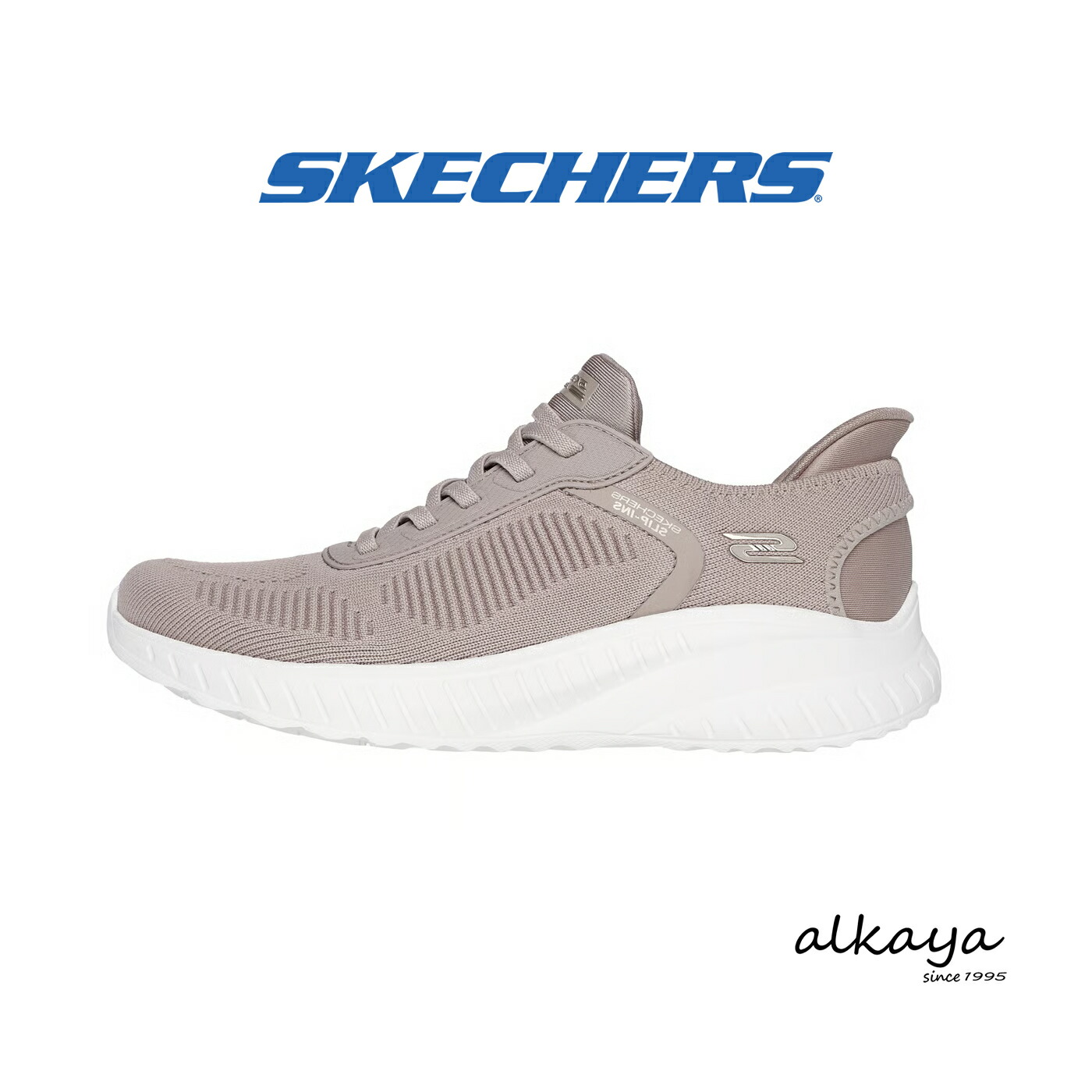 ★4/18限定！ポイント最大31倍！要エントリー！【送料無料】SKECHERS SLIP-INS スケッチャーズ スリップインズ BOBS SQUAD CHAOS ボブス・スクワッド・カオス TPE トープ レディース 靴 スニーカー シューズ ギフト プレゼント 贈り物