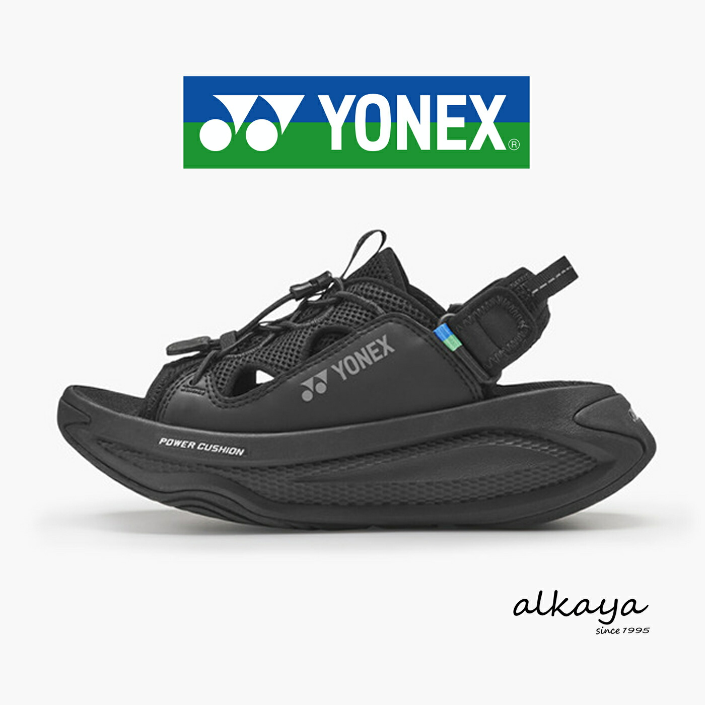 ★4/15限定！ポイント最大39倍！要エントリー！【返品交換送料無料】YONEX ヨネックス YY-RAFTROCKER SHWRA1 ワイワイ ラフト ロッカー BLACK ブラック オフコートシューズ サンダル クイックシューレース ギフト プレゼント 贈り物