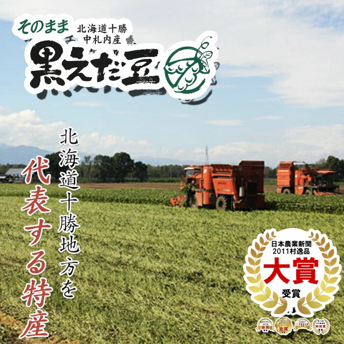 市場 北海道産中札内産 茹で枝豆 えだまめ 凍 中札内村農業協同組合 北海道 枝豆 そのまま黒えだ豆 エダマメ 300g JAなかさつない えだ豆