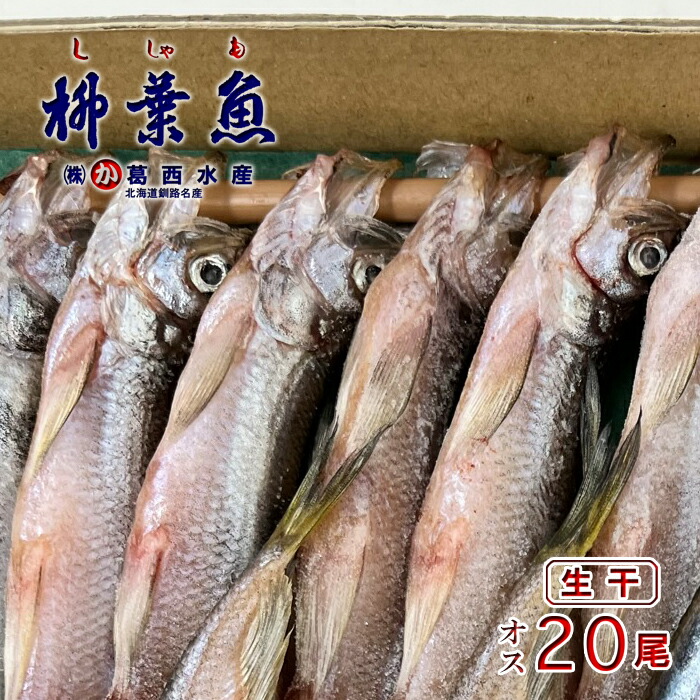 市場 生干 オス 干しシシャモ 葛西水産ギフト 柳葉魚 20尾