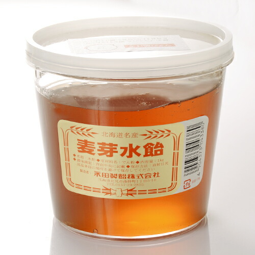 【割引送料込】北海道名産　麦芽水飴　１キログラム×6個<br>【永田製飴】【料理やお菓子に　まとめ買い】<br>