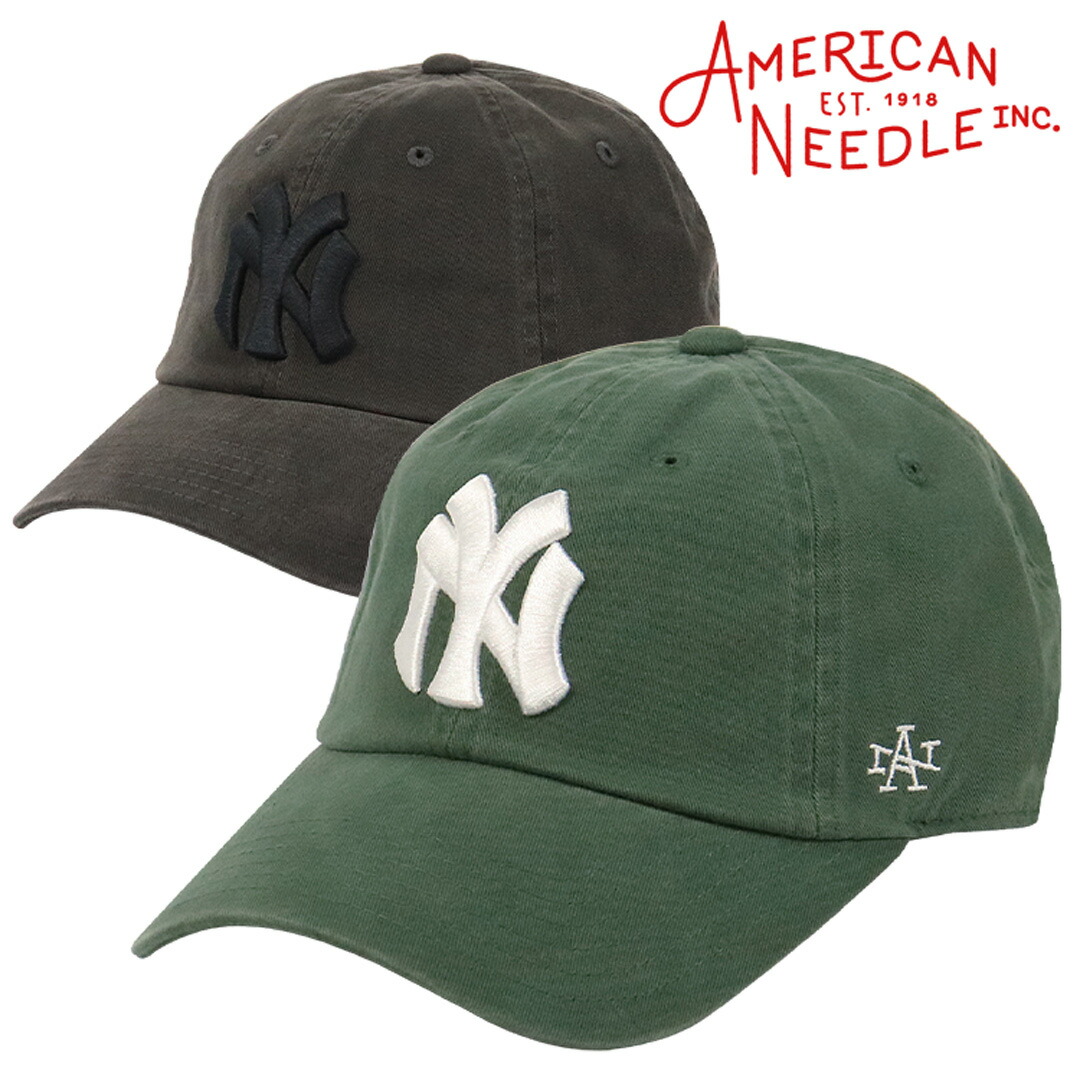 AMERICAN NEEDLE 80s アスレチックス キャップ 黄色緑 フリー