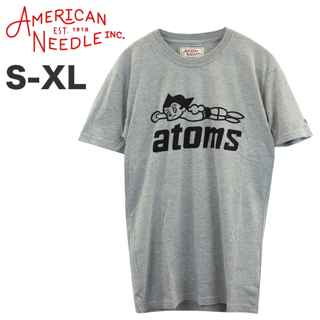 アメリカン針 プルオーバー 半袖 メンズ トップス American Needle ベイスボール サンケイアトムズ ロゴタイプ 刷り上げるプルオーバー 鉄腕原子 アニメ ATOMS ヤクルト スワローズ