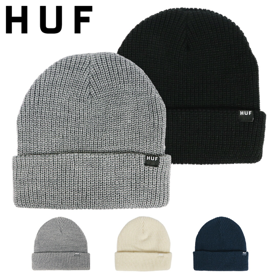 【楽天市場】【SALE！】HUF ハフ ニット帽 ニットキャップ ビーニー USUAL BEANIE メンズ 帽子 ローゲージ 肉厚