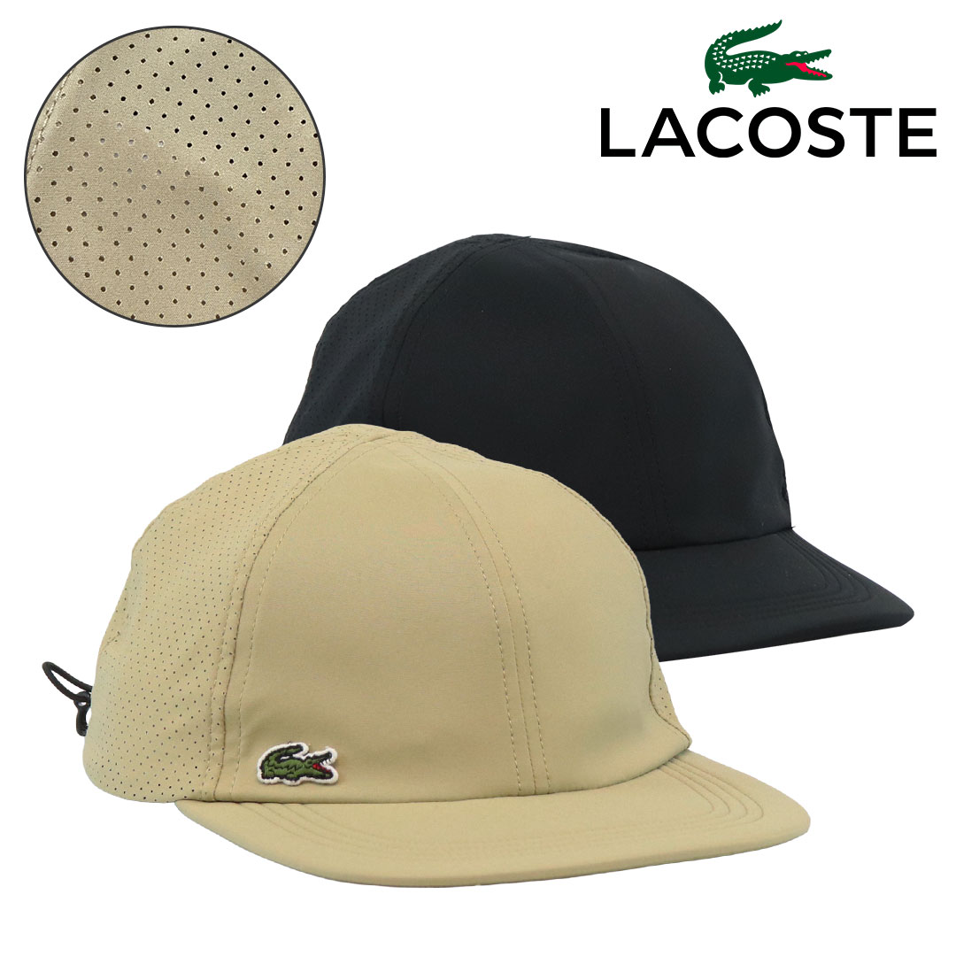 ラコステ キャップ LACOSTE メッシュキャップ 帽子 メンズ レディース メッシュ ソフトキャップ ストレッチ 持ち運び 軽量 日除け ワンポイント ロゴ ブランド 6,756円