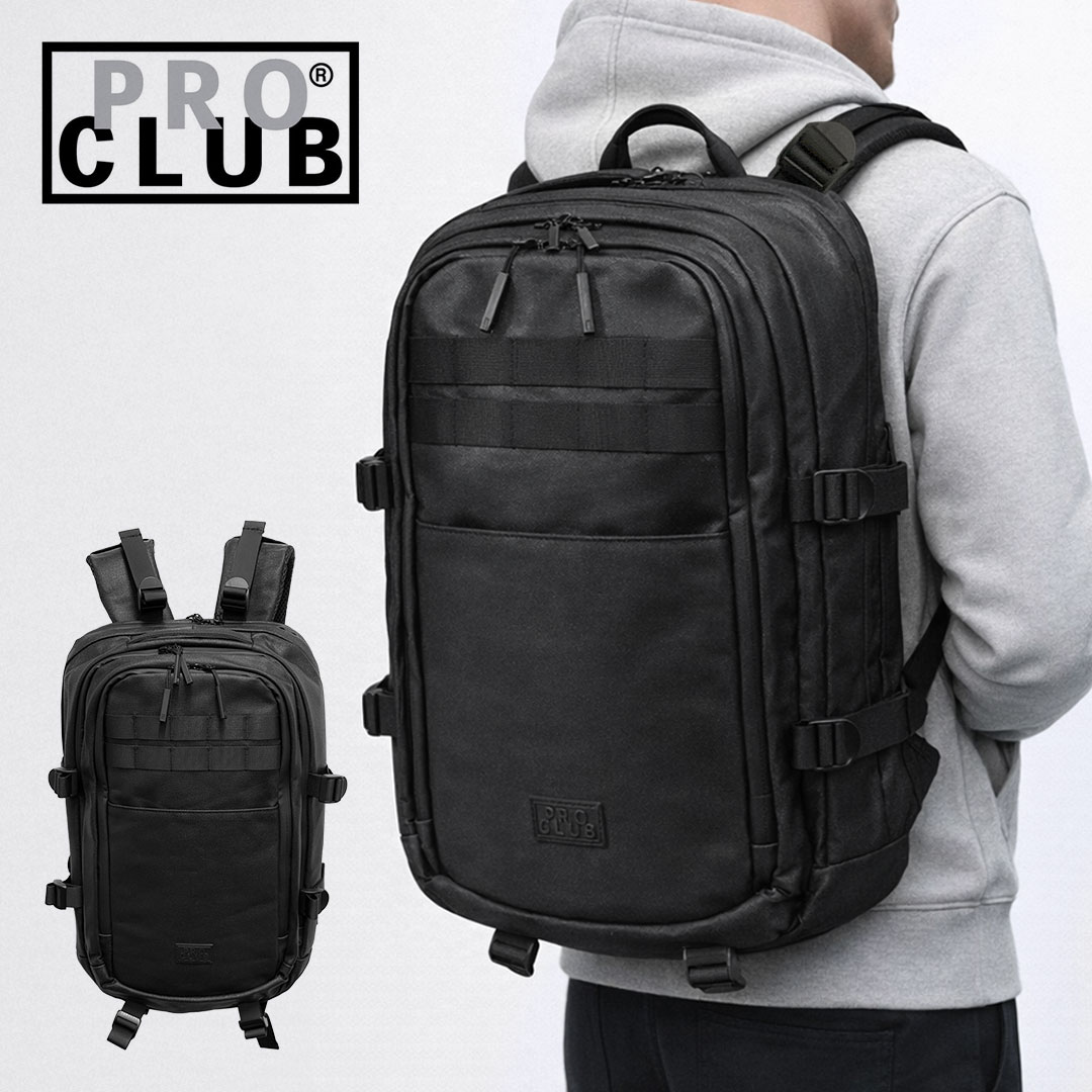 PROCLUB うしろ側容器に並べる 背嚢 労働者階級野球クラブ BACKPACK 04マイコン0808 ブランド名 ロゴタイプ メンズ かばん 御徒面子 はっ水 背嚢 旅する用かばん 大電気容量 かっこ良い 撥水 バッグ・小物・ブランド雑貨-男女兼用バッグ