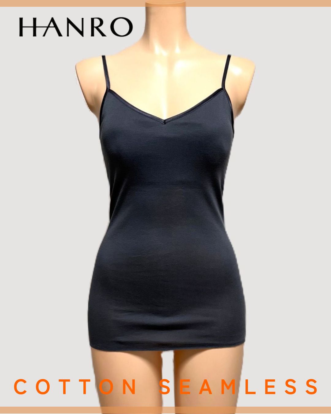 楽天市場】ハンロ HANRO ブラキャミソール PADDED BRA TOP レディース