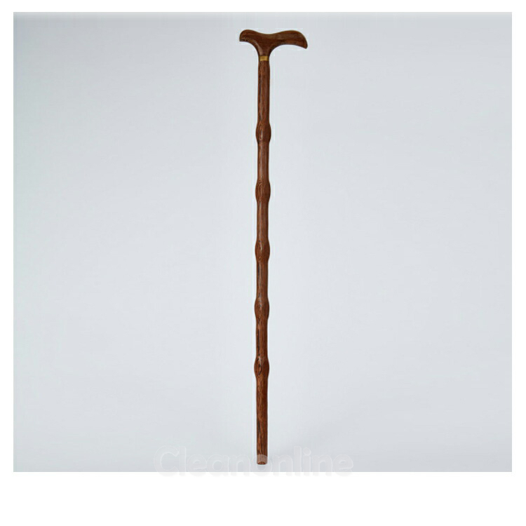 安い大人気 杖 桜サクラ原木 木製一本杖(大曲) ステッキ 最新品特価