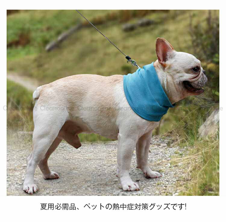 最大58％オフ！ 犬 クールネック ひんやり クールスカーフ 猫 ペット 暑さ対策 熱中症対策 熱中症 夏バテ クール 冷感 かわいい おしゃれ クールバンダナ  ネッククーラー