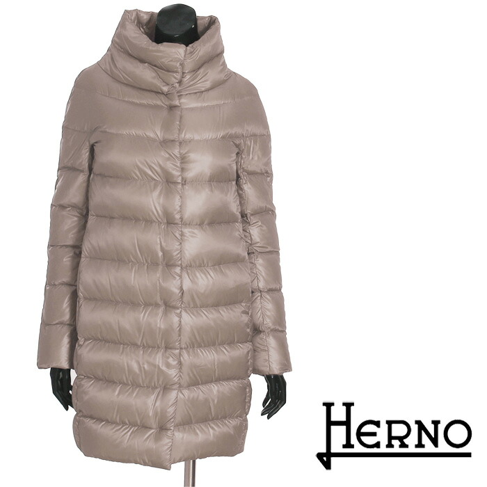 【楽天市場】送料無料 HERNO ヘルノ ダウンコート 超軽量ダウンジャケット シンプルな無地 防寒バッチリ [3106p]【3980円以上 ...