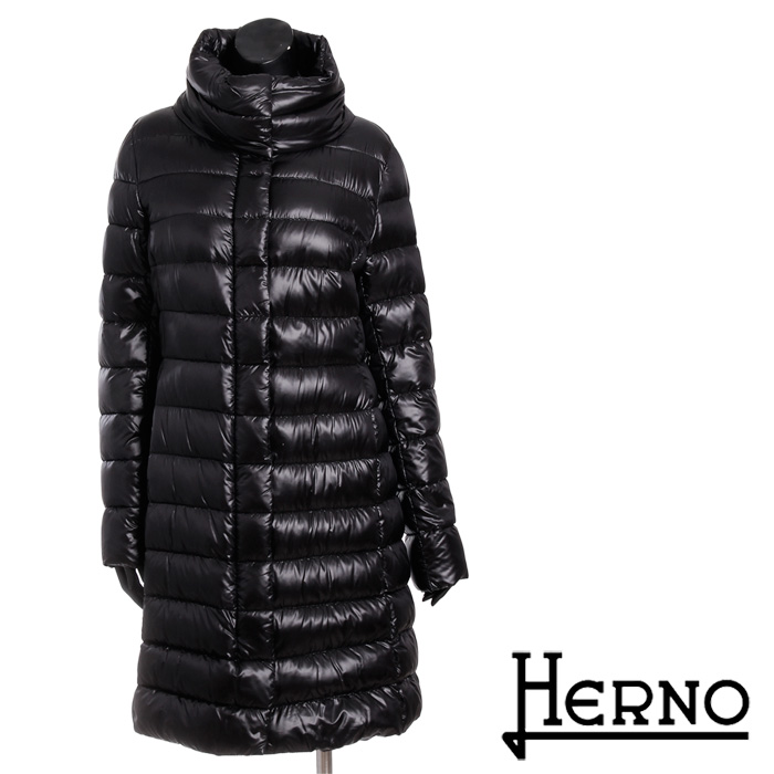 ヘルノ HERNO 軽量 極暖 シャギー ダウンコート フェザー