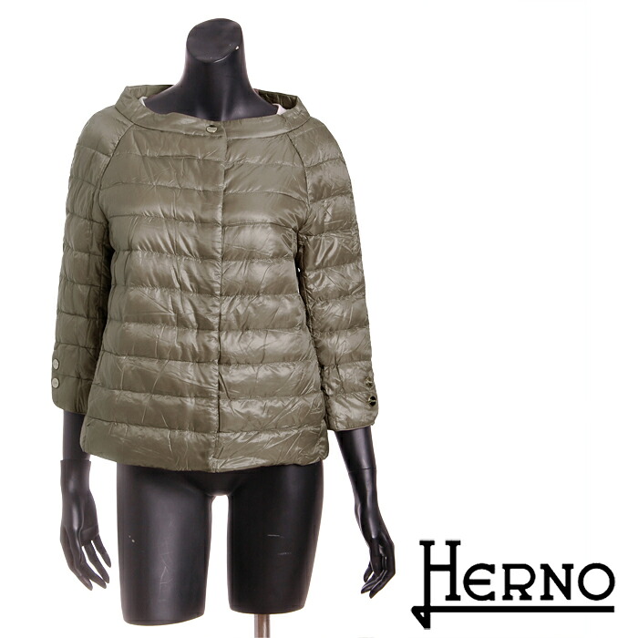 【楽天市場】送料無料 HERNO ヘルノ ライトダウンジャケット ショート丈 高級感のある綺麗なシルエット 超軽量なのにしっかり防寒 ...