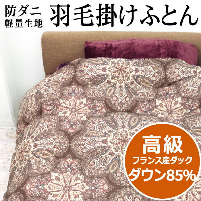 【楽天市場】送料無料 訳あり フランス産ダック 羽毛掛けふとん 羽毛布団 羽毛ふとん 掛け布団 かけ布団 ダウン 85% フェザー 15%