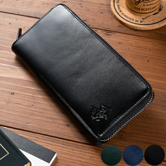BEVERY HILLS POLO CLUB ビバリーヒルズポロクラブ ラウンドファスナー長財布 全3色 レザー 牛革 BHG-M1001