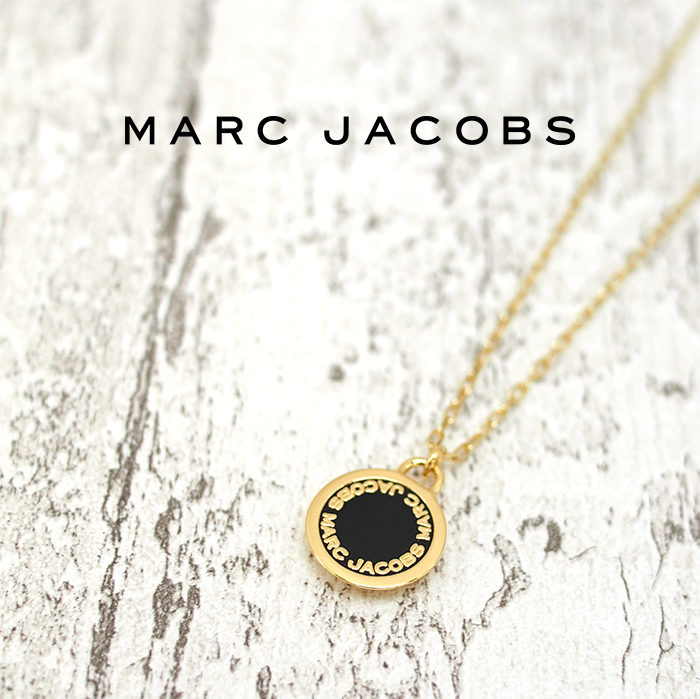 楽天市場 Marc Jacobs マークジェイコブス ネックレス Enamel Disc ゴールド ブラック M 062 マークバイマークジェイコブス ネックレス アクアベース