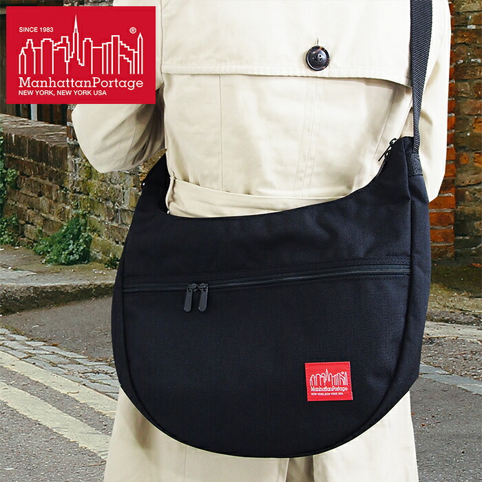 Manhattan Portage マンハッタンポーテージ ショルダーバッグ 6056 黒いこと 飛脚屋御徒面子
