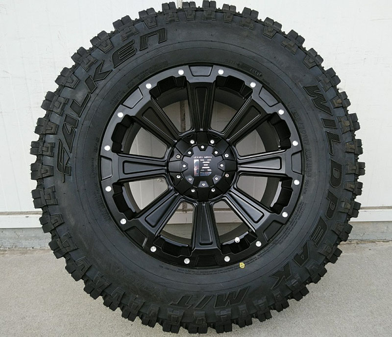 プラド ハイラックス サーフ FJ サバーバン タホ H3 タイヤホイールセット ファルケン WILDPEAK M/T01 265/70R17 LEXXEL DeathRock 17インチ|Auto Craft WAT