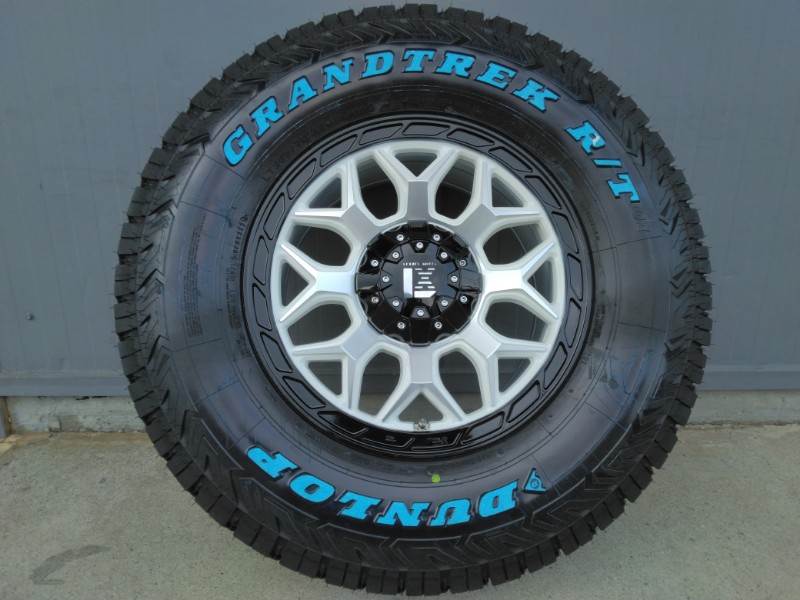 新品 4本 150 プラド FJ ハイラックス サーフ タイヤホイールセット ダンロップ グラントレック RT 265/70R17 265/65R17 17インチ LEXXEL InFerno｜Auto Craft WAT
