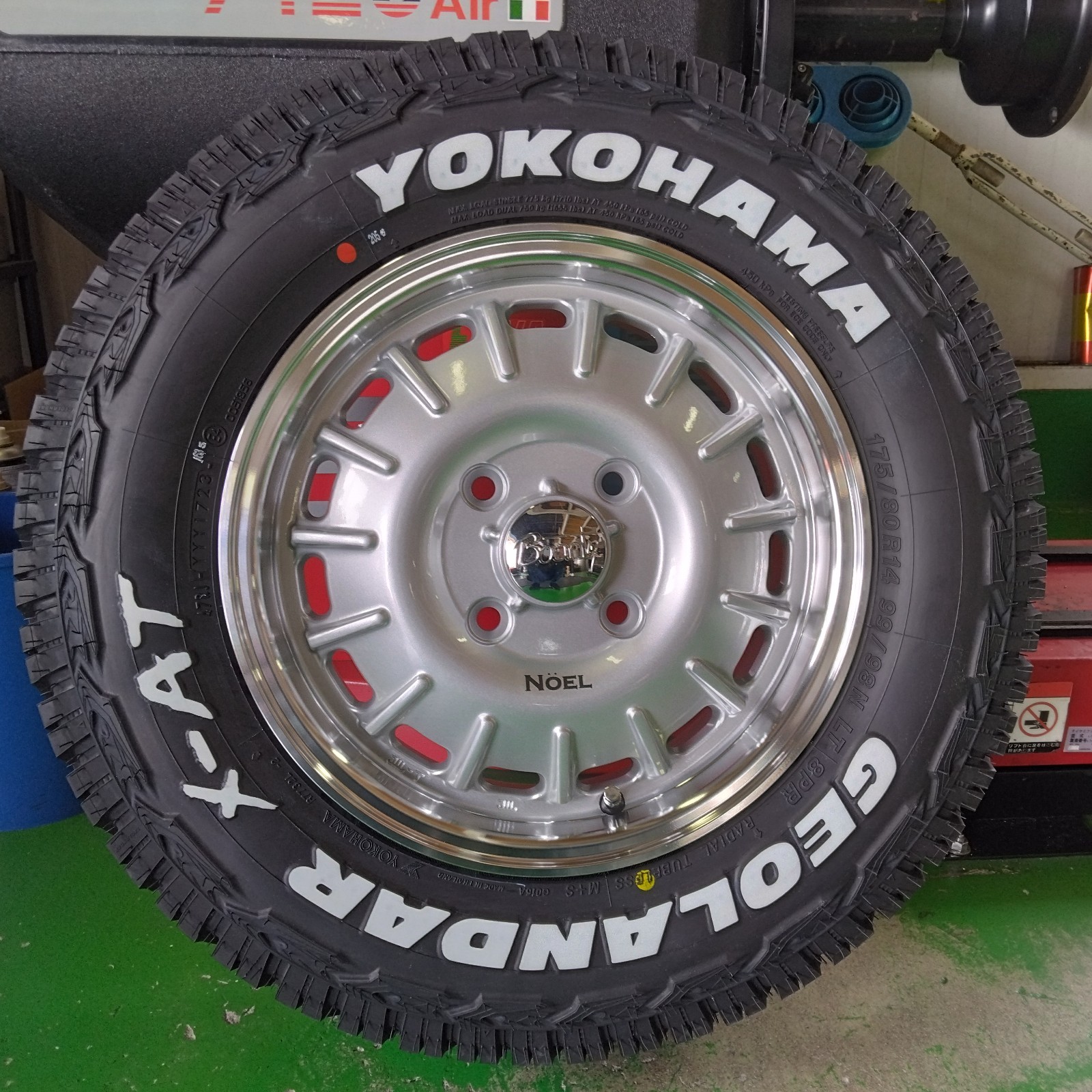 新品 プロボックス タイヤホイール 4本セット ヨコハマタイヤ ジオランダー X-AT 175/80R14 14インチ NOEL ノエル｜Auto Craft WAT