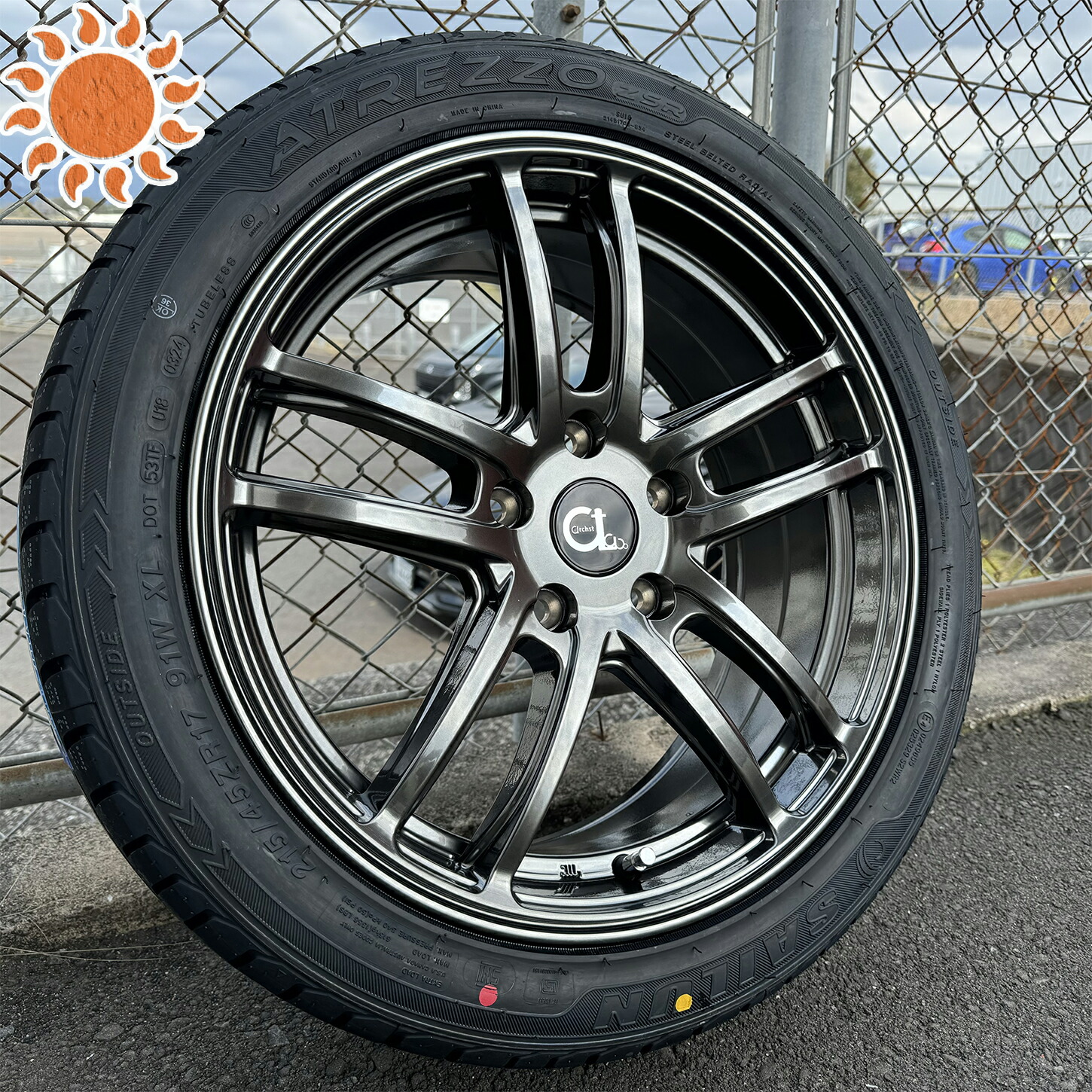 楽天市場】新品 スズキ スイフトスポーツ（ZC33S，ZC32S）ホイール タイヤセット 17インチ 特選タイヤ  195/45R17，205/45R17 4本セット Archst（アーチスト）新品 1台分 : Auto Craft WAT