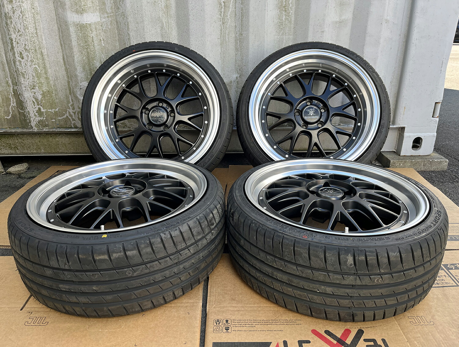 楽天市場】【中古】中古ホイール 19インチ 4本セットAIMGAIN