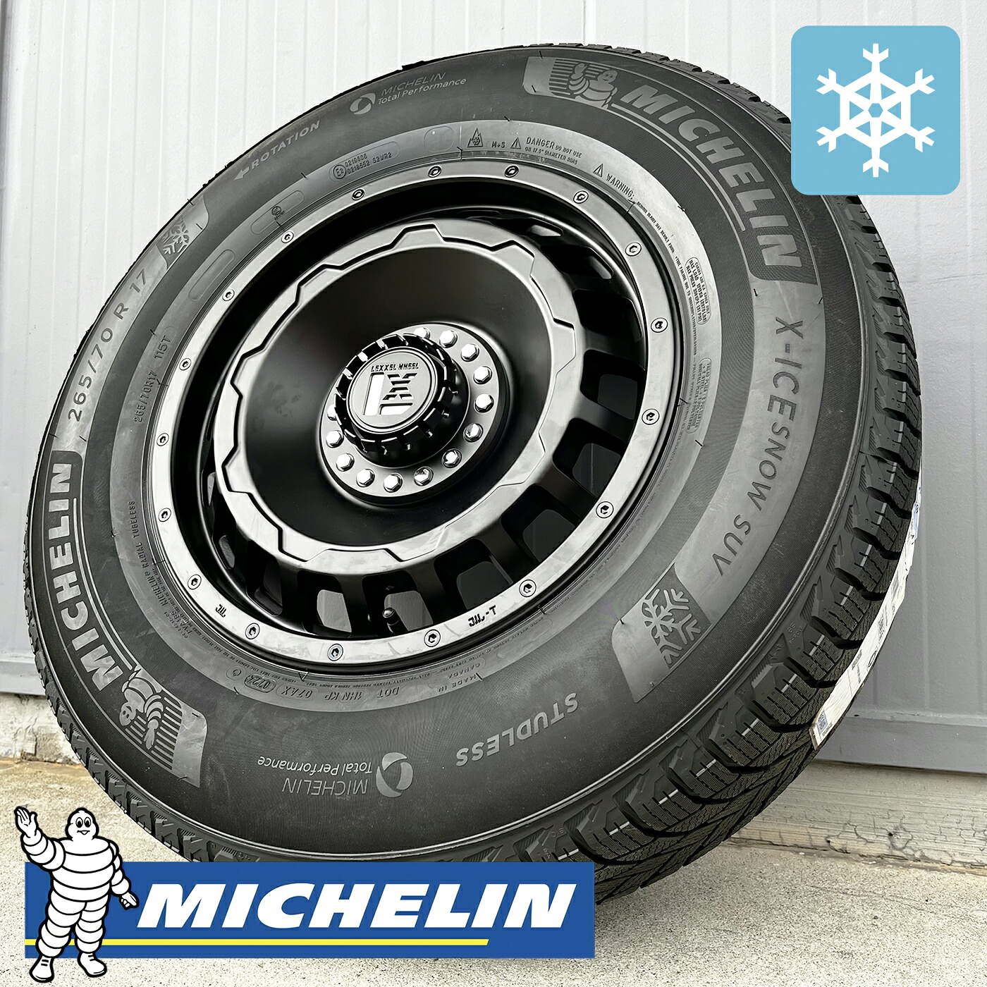 スタッドレス JL JK ラングラー スタッドレス タイヤ ホイールセット 17インチ ミシュラン X-ICE SNOW SUV 265/70R17 LEXXEL レクセル SwaGGer スワッガー 4本セット｜Auto Craft WAT