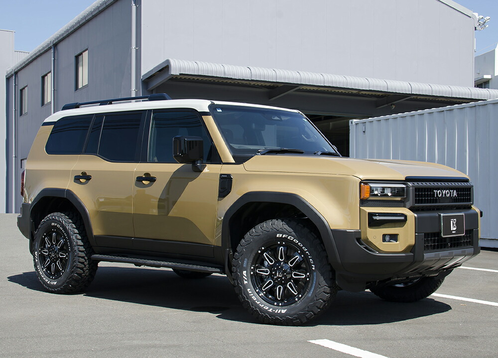 【引取り限定】DM-V3 265/70R17 & TPWS付きプラド純正ホイール GEOLANDAR ランドクルーザープラド タイヤホイール 新品 4本