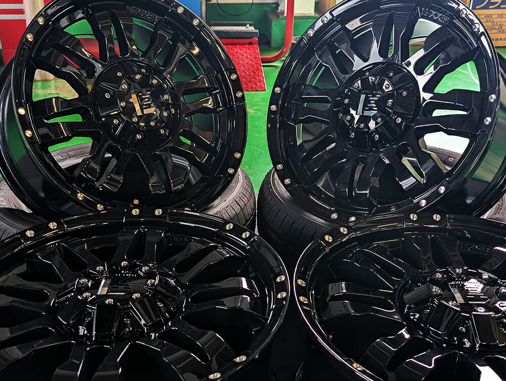 ハイラックス プラド FJ トライトン パジェロ 新品 ホイールのみ 4本セット １台分 17インチ LEXXEL WHEEL レクセルホイール Balano バレーノ 17x8.0 +25 139.7-6H｜Auto Craft WAT 46,200円