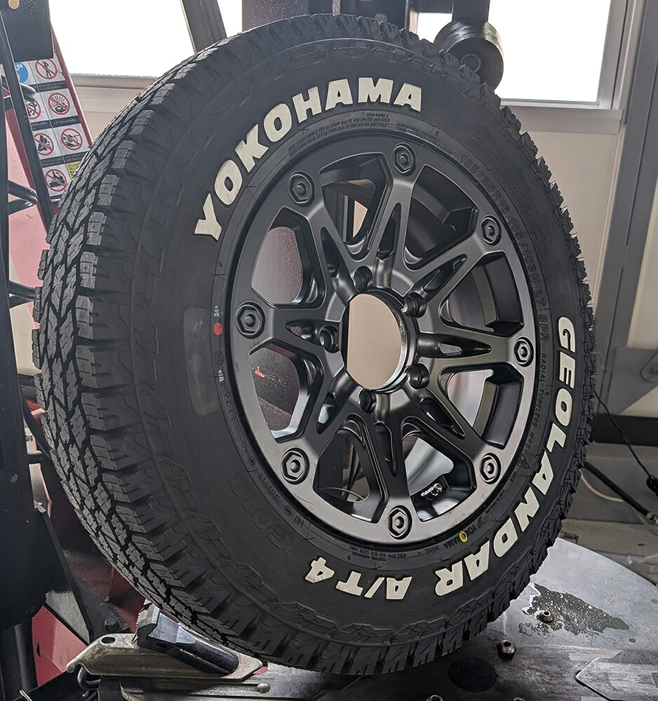 ジムニー JB23 JB64 16インチ Bounty Collection BDX08 ヨコハマ ジオランダー AT4 G018 185/85R16 ホワイトレター｜Auto Craft WAT