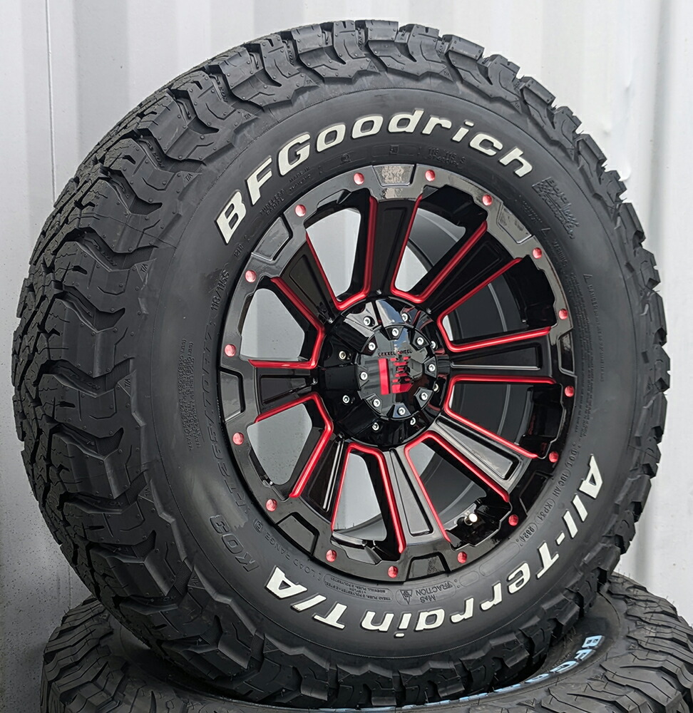 fjクルーザー プラドタイヤホイールセット　265/70r17 グッドリッチ トヨタ [TRD・BFグッドリッチ 正規品]17インチ タイヤ ホイール