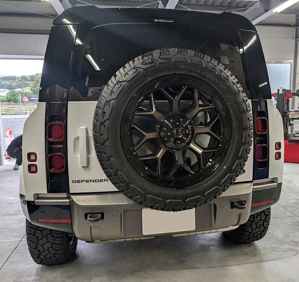 背面用付 5本セット ディフェンダー 20インチ LEXXEL InFerno ヨコハマ ジオランダー X-AT G016 285/50R20 275/55R20｜Auto Craft WAT