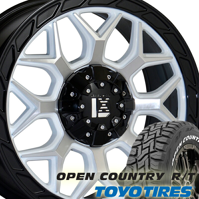ランクル300 ランクル250 ランドクルーザー 300 200 タイヤホイールセット 20インチ InFerno TOYO オープンカントリー RT 265/50R20 275/55R20 ホワイトレター
