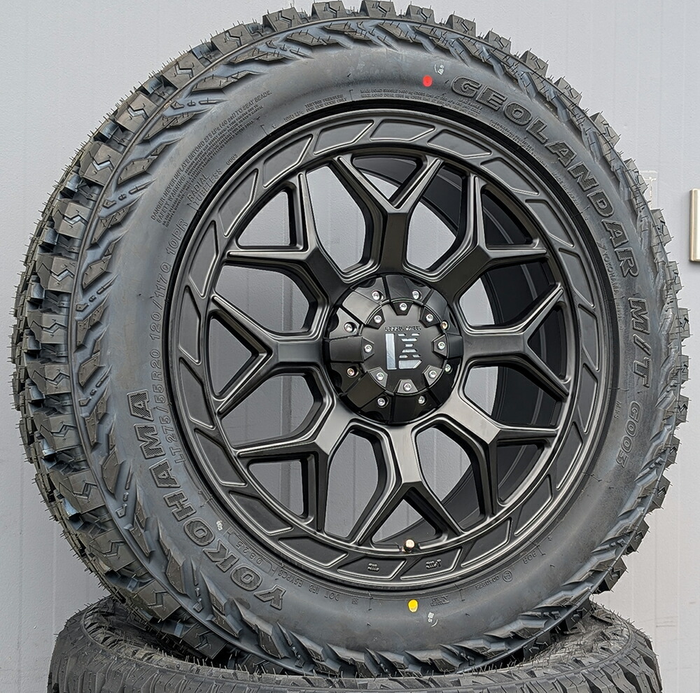 ディフェンダー L663 タイヤホイールセット 20インチ InFerno YOKOHAMA ジオランダー MT 275/55R20 285/55R20
