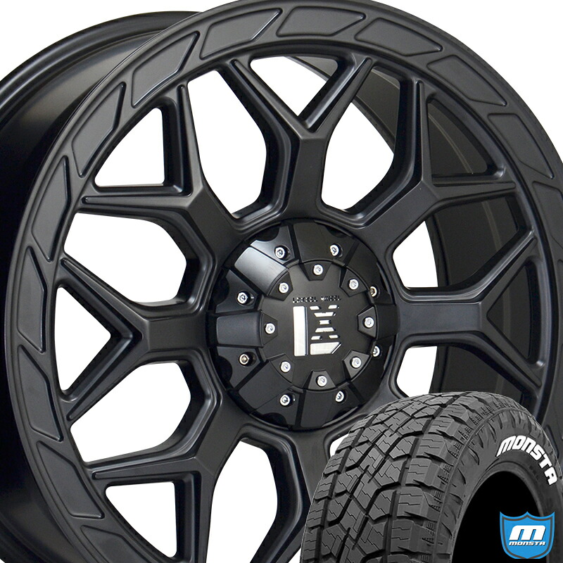 JL JK ラングラー グラディエーター 20インチ LEXXEL InFerno MONSTA テレングリッパー 275/55R20 285/55R20