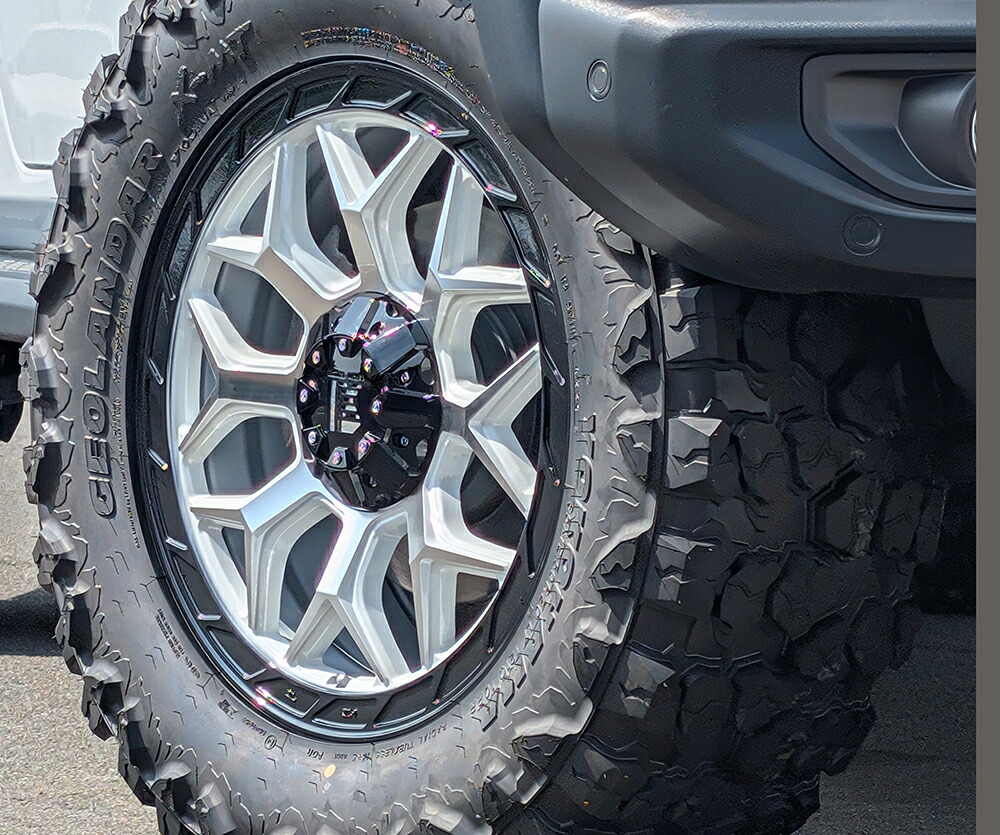 JL JK ラングラー タイヤホイールセット 20インチ InFerno YOKOHAMA ジオランダー X-MT G005 35x12.50R20