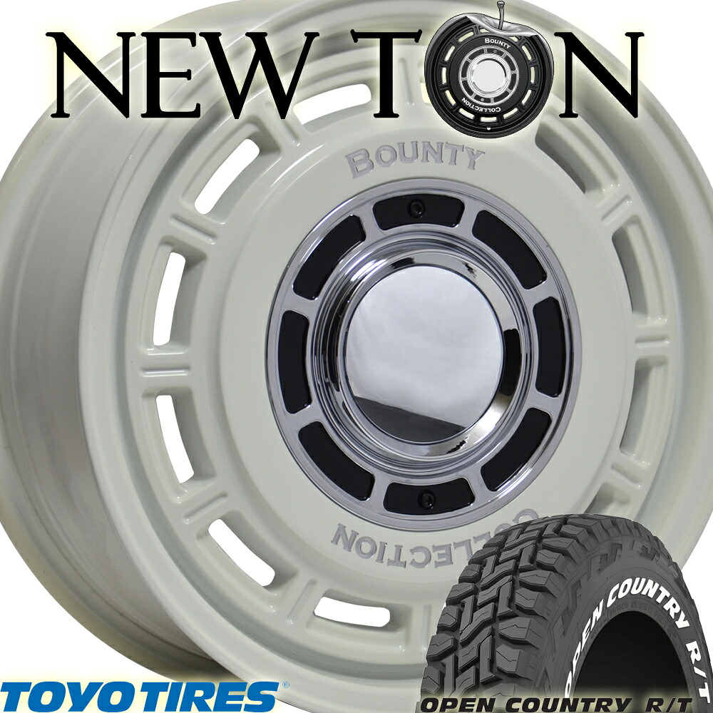 車検対応 ハイエース レジアスエース タイヤ ホイール セット 16インチ オープンカントリー RT 215/65R16 LT ホワイトレター Bounty Collection NewTon|Auto Craft WAT