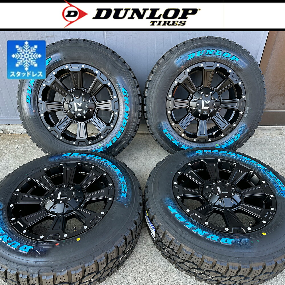 デリカD5 DUNLOP スタッドレスタイヤ 215/70R16 ホイールセット wat_swg16-xs1-yu1