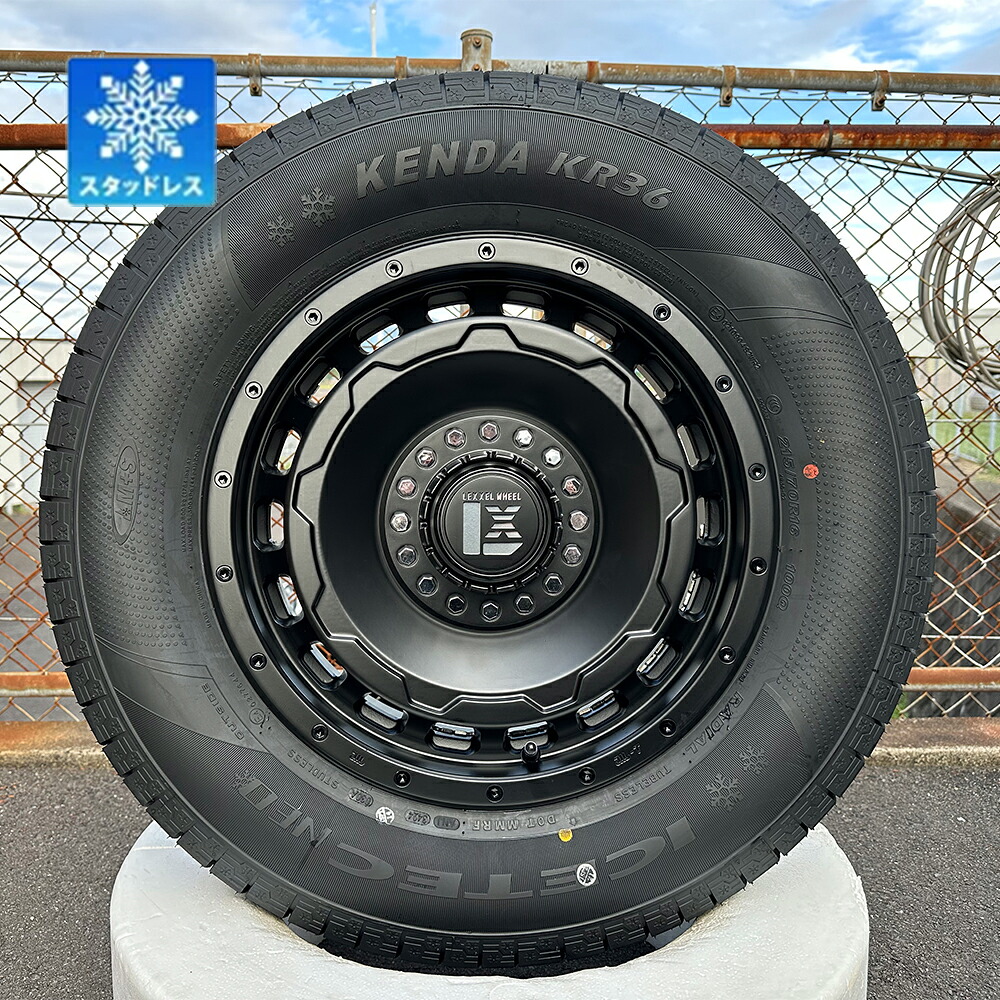 スタッドレス ジムニーシエラ ジムニー シエラ JB74W ケンダ KENDA KR36 215/70R16 新品 タイヤホイール 4本セット 1台分 LEXXEL SwaGGer｜Auto Craft WAT
