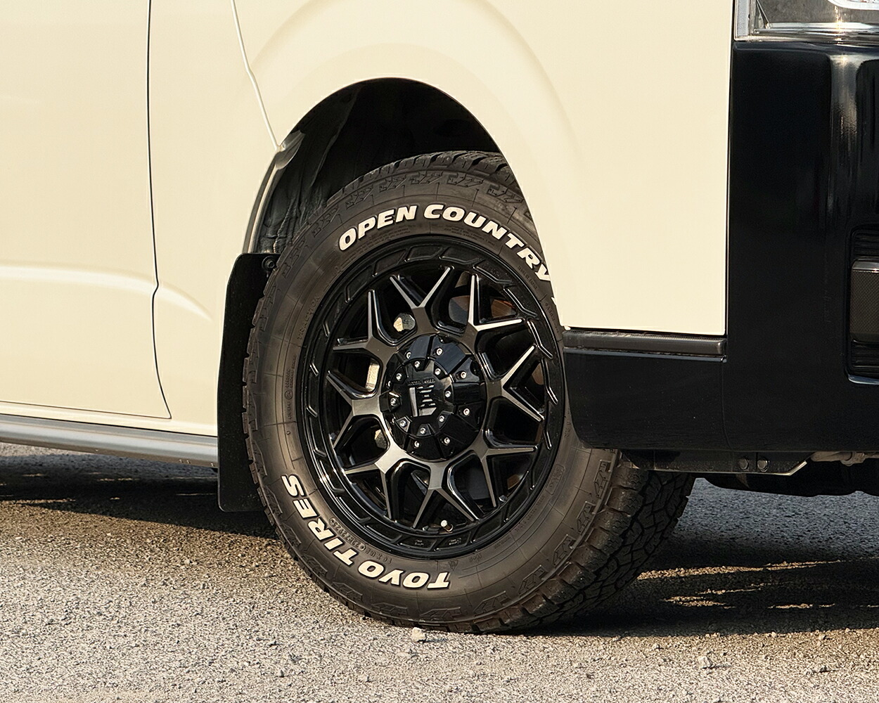 【車検対応】ハイエース 200系 レジアスエース|16インチ タイヤホイール TOYO オープンカントリー AT3 215/65R16 車検対応 新品4本セット LEXXEL InFerno|Auto Craft WAT