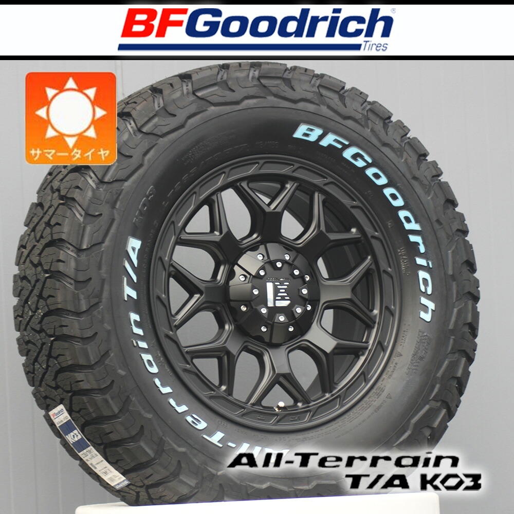 【車種】 JL JK ラングラー ナイトロ｜17インチ BF Goodrich KO3 265/70R17 275/70R17 285/70R17 ホワイトレター タイヤホイール グッドリッチ オールテレーン 新品4本セット｜Auto Craft WAT
