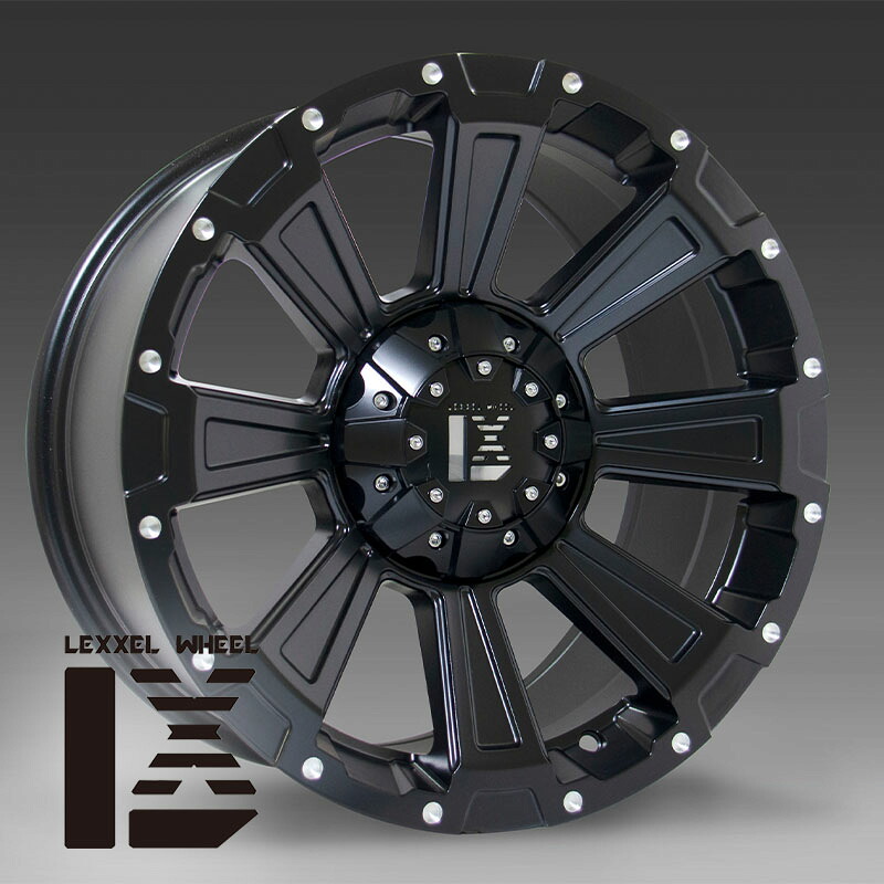 【新品】JL JK ラングラー サマータイヤ タイヤホイール セット 17インチ LEXXEL DeathRock YOKOHAMA GEOLANDAR ヨコハマ ジオランダー X-AT 265/70R17 285/70R17 4本セット 1台分 ノーマル車高装着OK