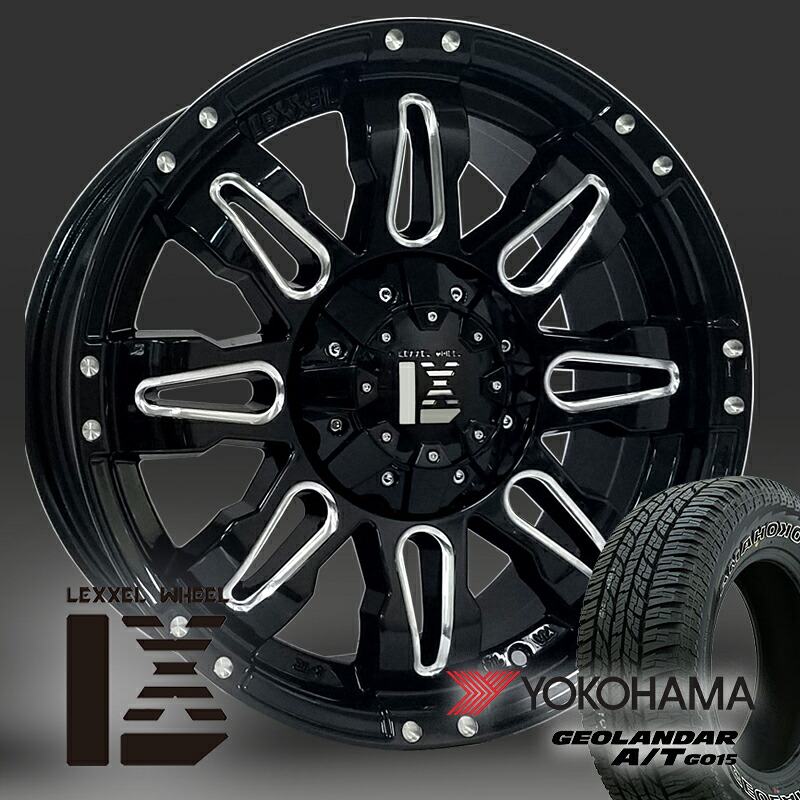 ジープ JL JK ラングラー タイヤホイール4本セット 17インチ ヨコハマ ジオランダー AT G015 265/70R17 285/70R17 265/65R17 315/70R17
